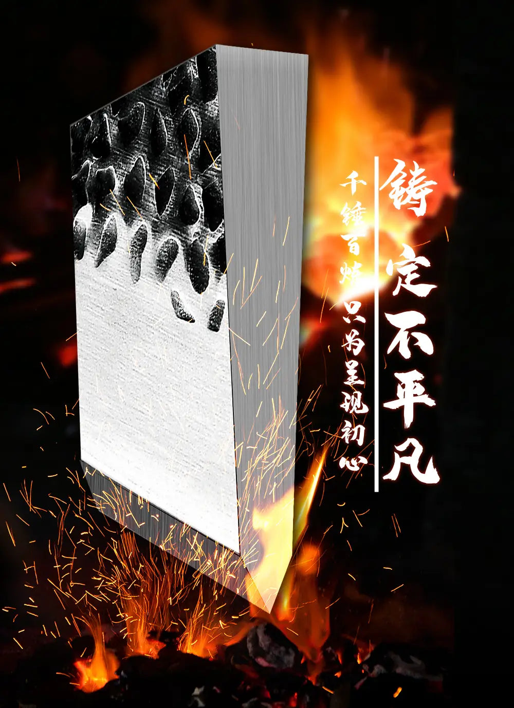 Couteau japonais Nakiri en acier Damas - Manche en bois d'ébène