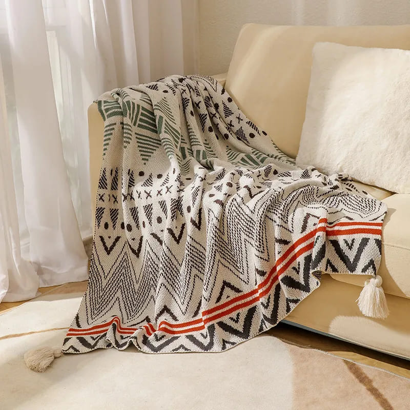 Plaid style amérindien - Élégance et Chaleur qui Sublime Votre Intérieur