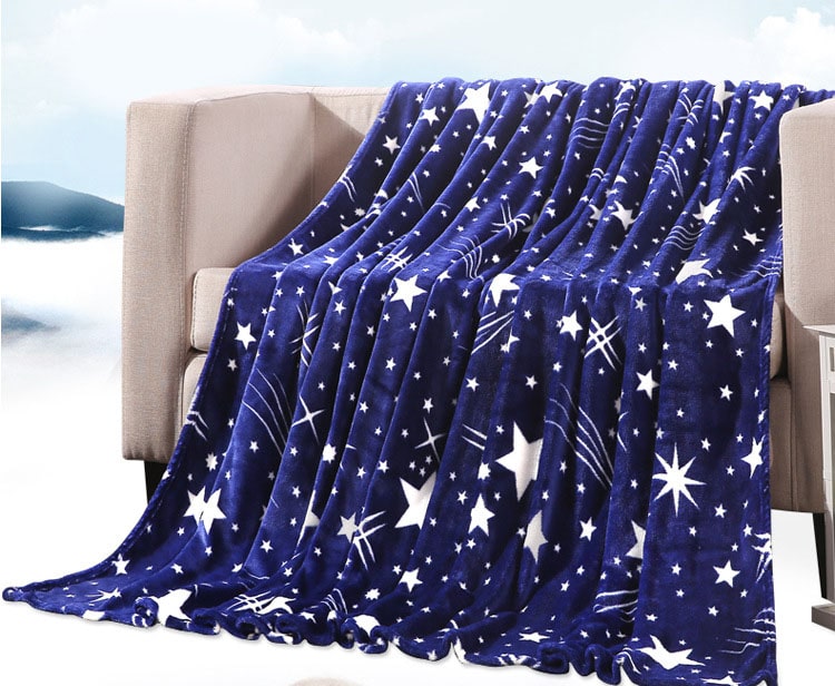 Plaid Ciel Étoilé – Douceur & Chaleur pour un Hiver Cosy