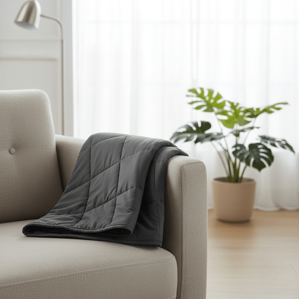 Couverture lestée douce et apaisante: Confort absolu, Sommeil Réparateur