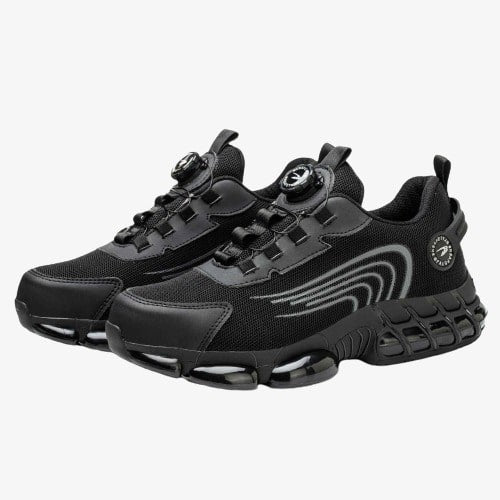 Ironfeet Ebony - Chaussures de sécurité légères avec bulles d'air