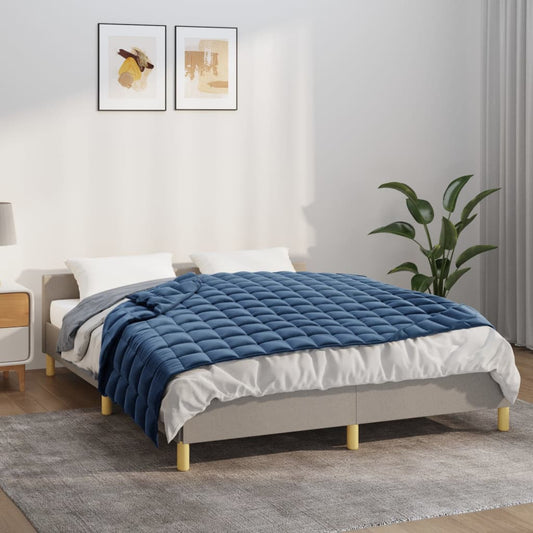 Couverture Lestée Bleu design: Plongez dans un Sommeil Profond
