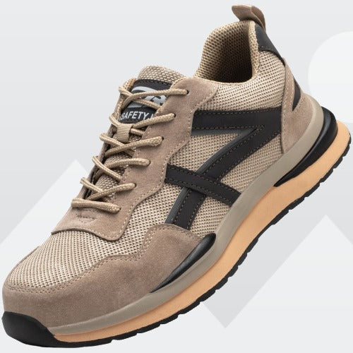 Ironfeet Lazy - Chaussures de sécurité légères en cuir et daim bi matière