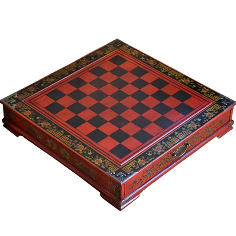 Jeu d'échec de luxe en bois de santal et d’ébène