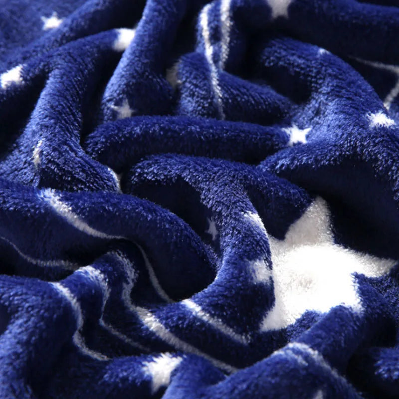 Plaid Ciel Étoilé – Douceur & Chaleur pour un Hiver Cosy