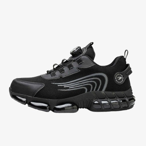 Ironfeet Ebony - Chaussures de sécurité légères avec bulles d'air