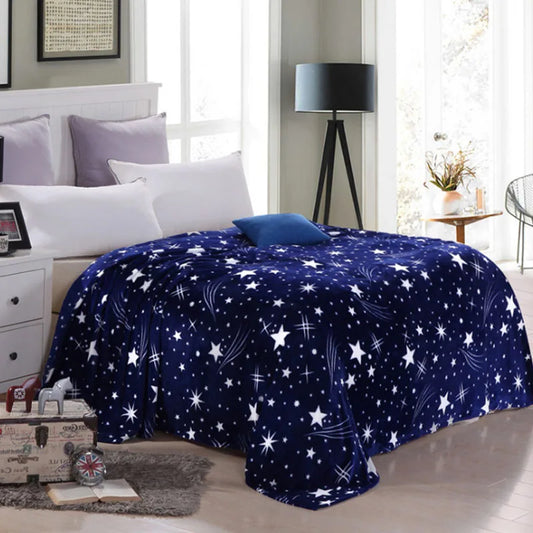 Plaid Ciel Étoilé – Douceur & Chaleur pour un Hiver Cosy