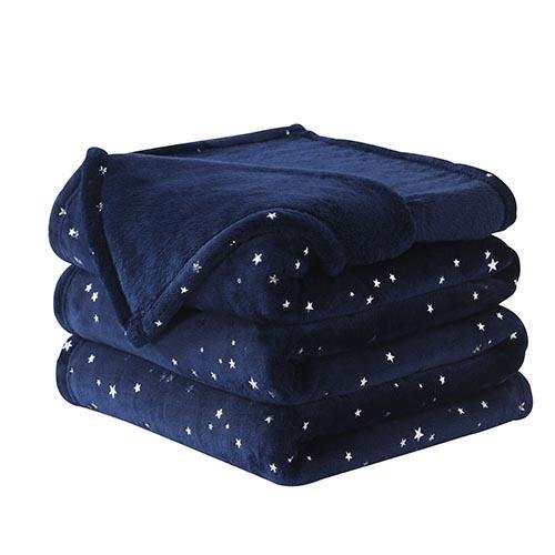 Plaid Ciel Étoilé – Douceur & Chaleur pour un Hiver Cosy